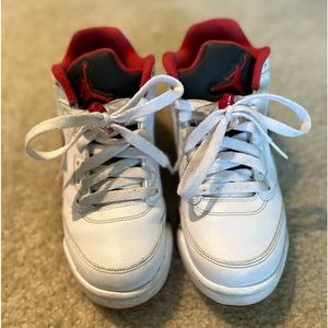 Fire Red Retro Jordan 5s